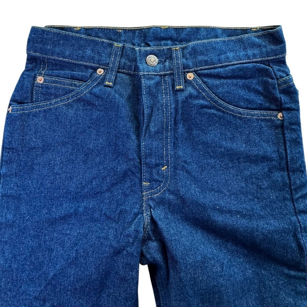Vintage Levi's 20505 Orange Tab Made USA Jeans W29 L34 Dark Wash Straight Leg - Picture 9 of 16